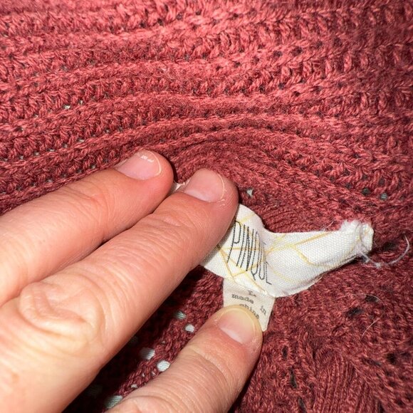 Pinque - Rust Knit Cardigan - Picture 4 of 7